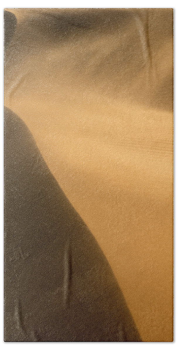 Sand Dune Bath Towel featuring the photograph Windy Sand Dune by Peter Boehringer