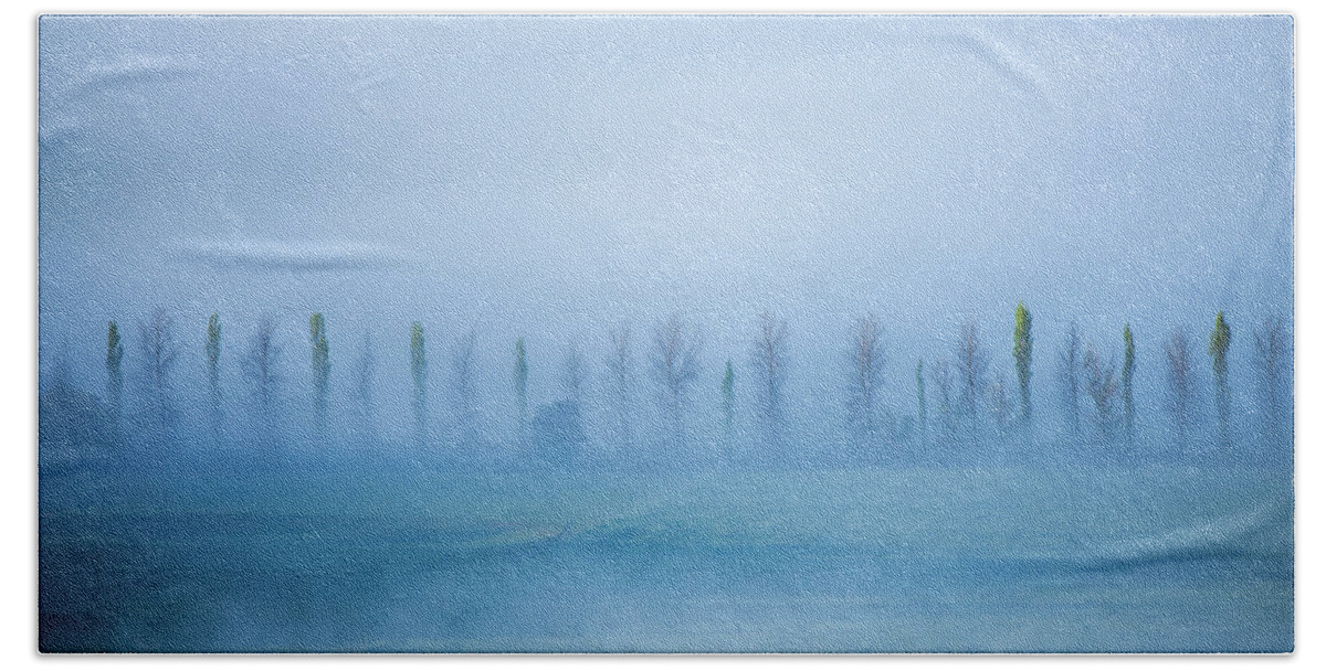 Yarra Valley Mist Bath Towel featuring the photograph Yarra Valley Mist by Vicki Walsh