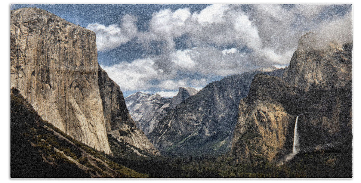 Yosemite Bath Towel featuring the photograph Yosemite Clearing by Russel Considine