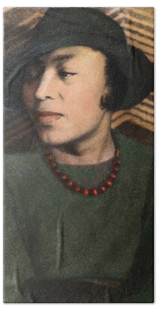 1938 Bath Towel featuring the photograph Zora Neale Hurston, c1903-1960 by Granger