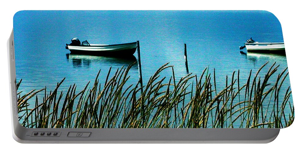 Colette Portable Battery Charger featuring the photograph Peaceful Samsoe Island Denmark by Colette V Hera Guggenheim