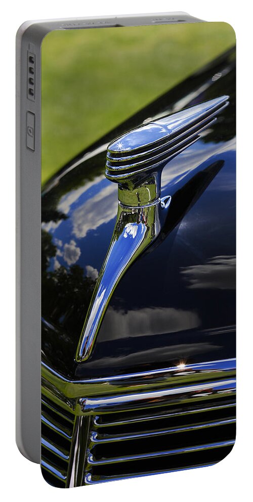 1937 Portable Battery Charger featuring the photograph 1937 Ford Model 78 Cabriolet Convertible By Darrin by Gordon Dean II