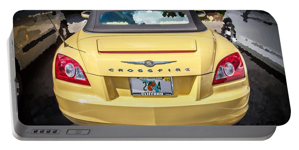 2008 Chrysler Portable Battery Charger featuring the photograph 2008 Chrysler Crossfire Convertible #1 by Rich Franco