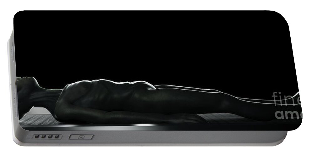 Alien Portable Battery Charger featuring the photograph Alien Autopsy #7 by Science Picture Co