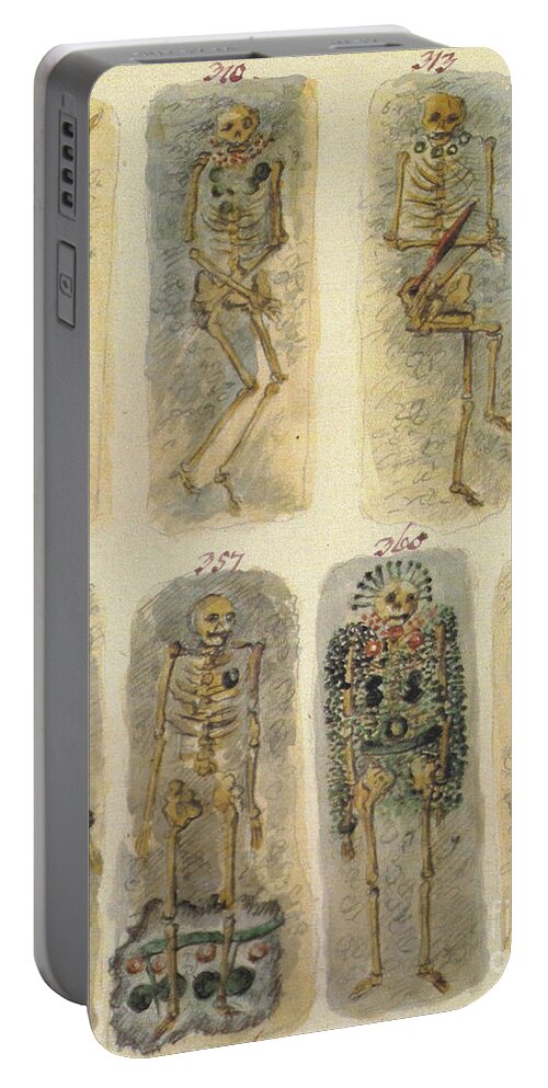 Science Portable Battery Charger featuring the photograph Ancient Celtic Cemetery, Hallstatt #2 by Science Source
