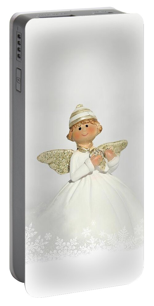Christmas Portable Battery Charger featuring the photograph Angels #1 by Heike Hultsch