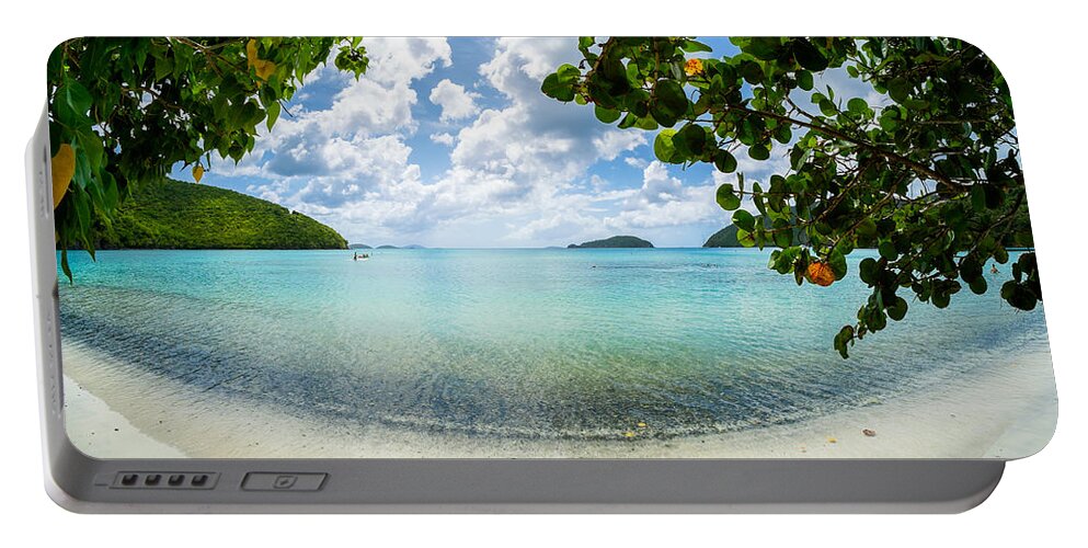 Caribbean Portable Battery Charger featuring the photograph Beautiful Caribbean beach by Raul Rodriguez