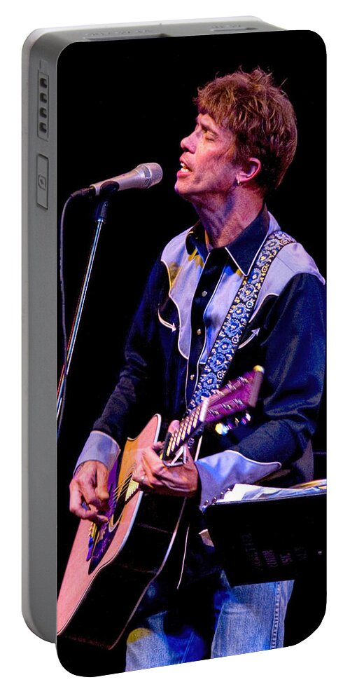 Art Portable Battery Charger featuring the photograph Bill Malonee of Vigilantes of Love #1 by Randall Nyhof