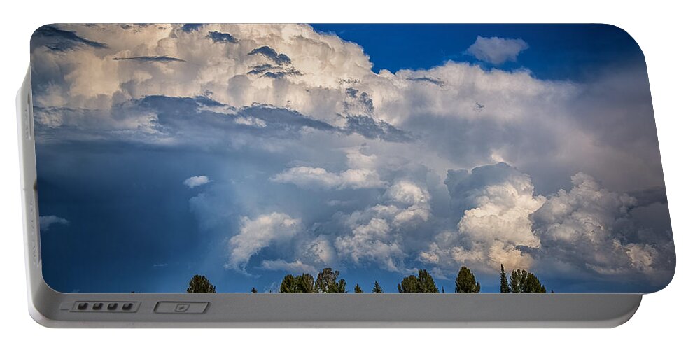 Clouds Portable Battery Charger featuring the photograph Billows And Waves #1 by Yeates Photography
