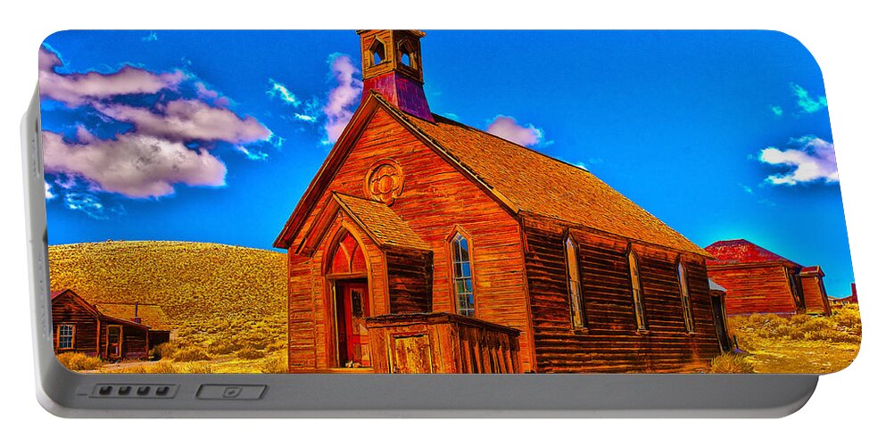 Bodie State Historical Park Portable Battery Charger featuring the photograph Bodie 20 #1 by Richard J Cassato
