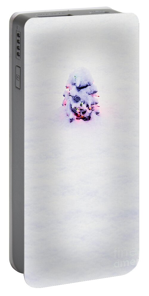 Snow Portable Battery Charger featuring the photograph Christmas Pagoda #1 by Jim Corwin