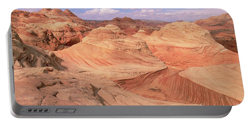 00343635 Portable Battery Charger featuring the photograph Colorado Plateau Sandstone #1 by Yva Momatiuk John Eastcott