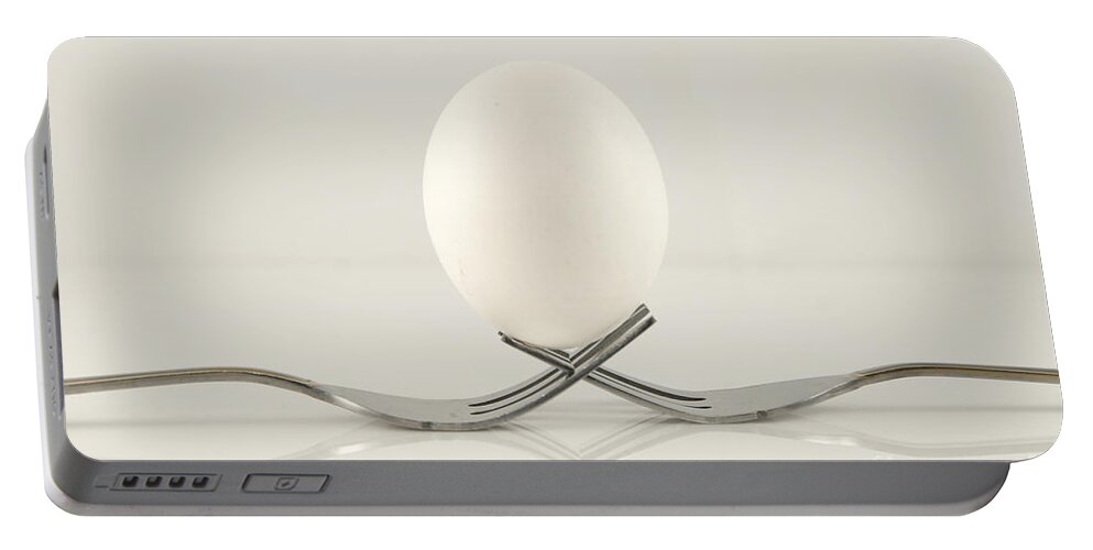 Balanced Portable Battery Charger featuring the photograph Egg #1 by Juli Scalzi