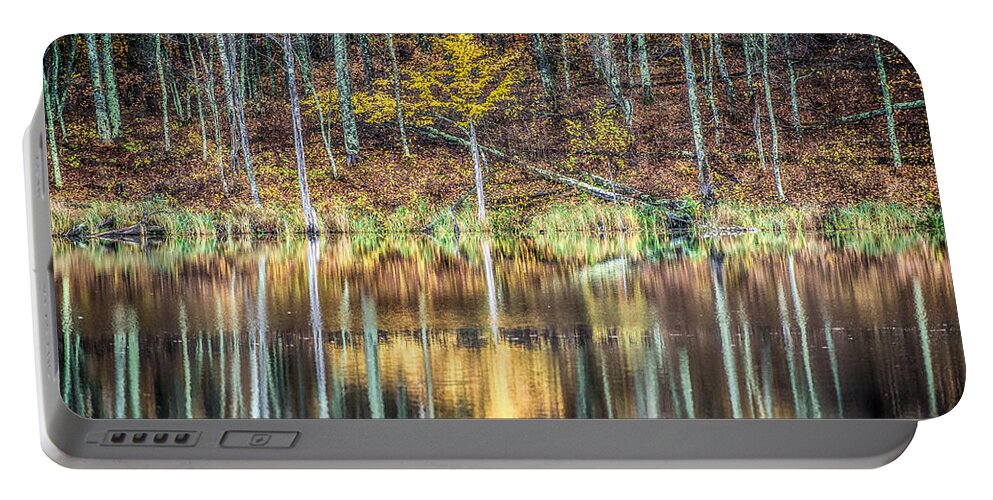 Autumn Portable Battery Charger featuring the photograph Fall Reflections #1 by Paul Freidlund