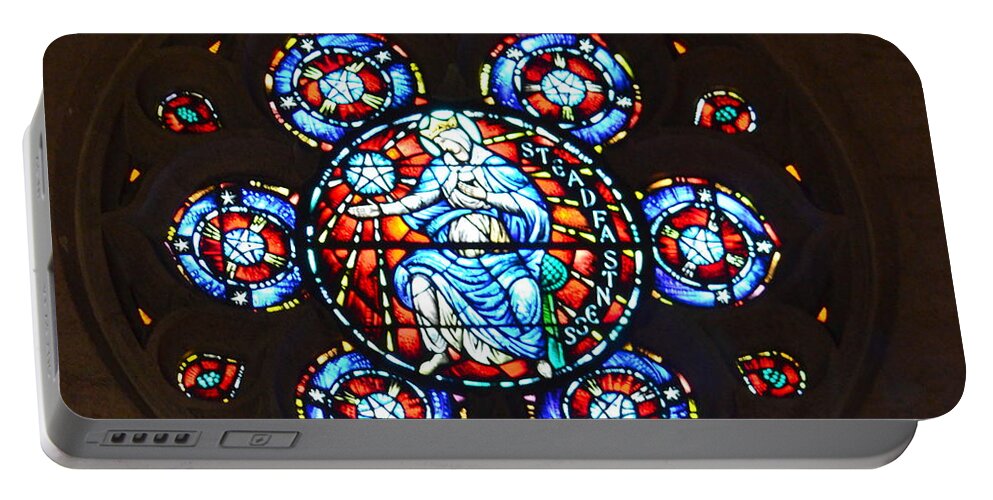 Grace Cathedral Portable Battery Charger featuring the photograph Grace Cathedral #1 by Dean Ferreira