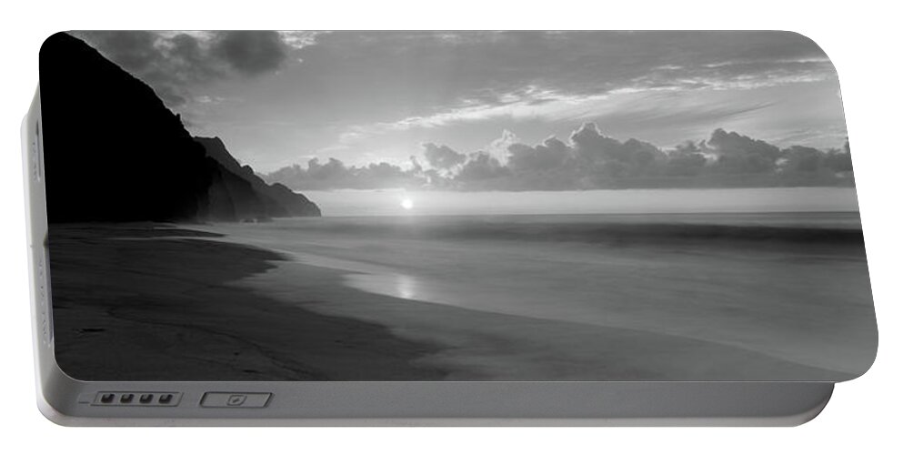 Photography Portable Battery Charger featuring the photograph Kalalau Beach Sunset, Na Pali Coast #1 by Panoramic Images