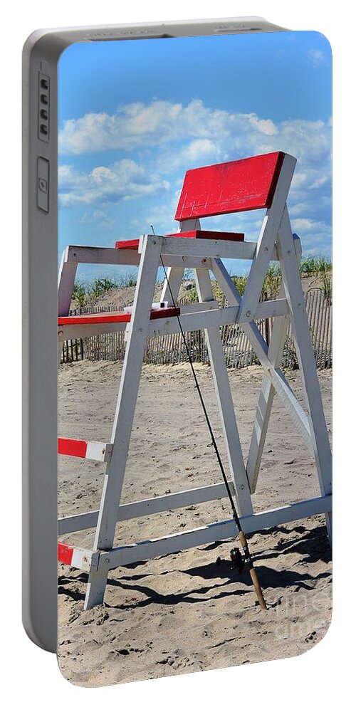 Empty Portable Battery Charger featuring the photograph Lifeguard Wanted #2 by Lisa Kilby