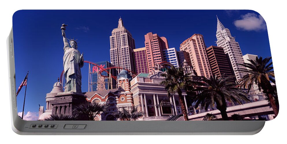 Photography Portable Battery Charger featuring the photograph Low Angle View Of A Hotel, New York New #1 by Panoramic Images
