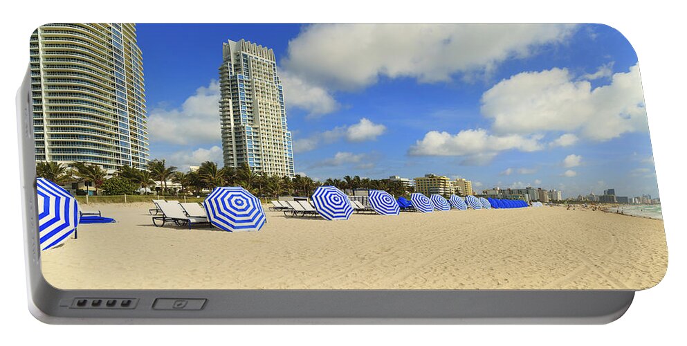 Architecture Portable Battery Charger featuring the photograph Miami Beach #1 by Raul Rodriguez