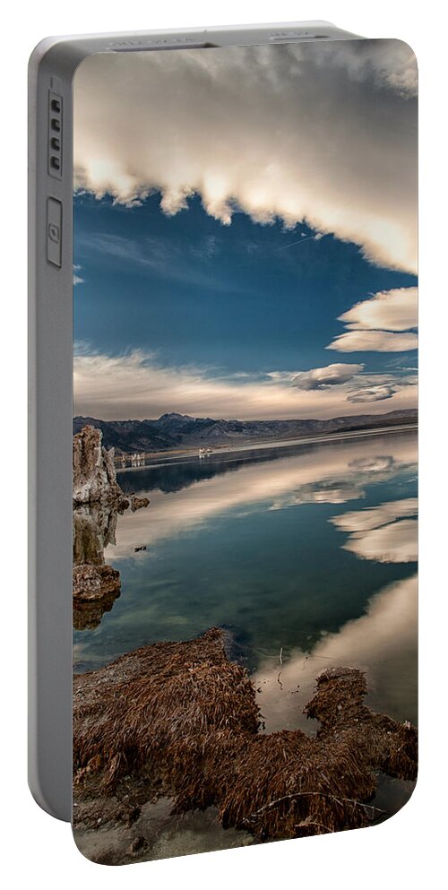 Lake Portable Battery Charger featuring the photograph Mono Lake #1 by Cat Connor