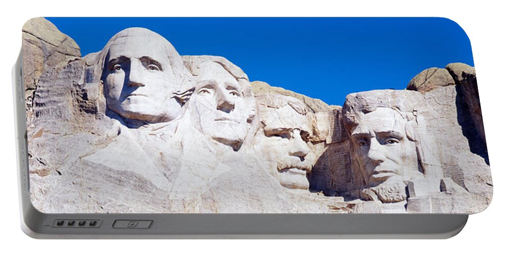Photography Portable Battery Charger featuring the photograph Mount Rushmore, South Dakota, Usa #1 by Panoramic Images