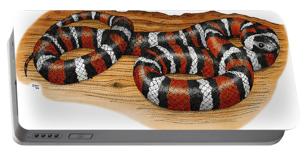 Art Portable Battery Charger featuring the photograph Mountain Kingsnake by Roger Hall