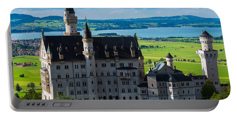 Neuschwanstein Castle Portable Battery Charger featuring the photograph Neuschwanstein Castle - Bavaria - Germany #1 by Gary Whitton