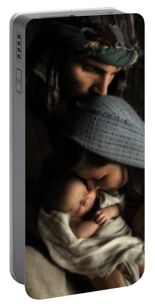 Baby Portable Battery Charger featuring the photograph No Greater Gift #1 by Helen Thomas Robson