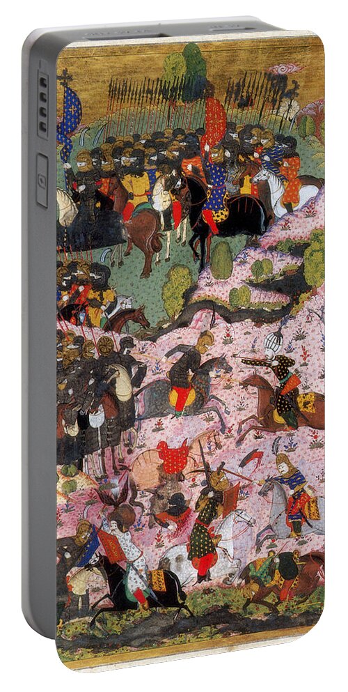 War Portable Battery Charger featuring the painting Ottoman-hungarian Wars, Battle #1 by Science Source