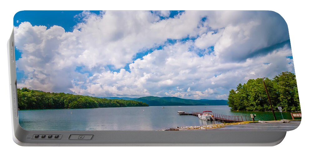Appalachia Portable Battery Charger featuring the photograph Scenery Around Lake Jocasse Gorge #1 by Alex Grichenko