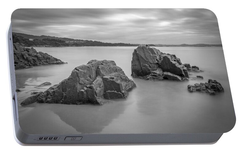 Ares Portable Battery Charger featuring the photograph Seselle Beach Galicia Spain #1 by Pablo Avanzini