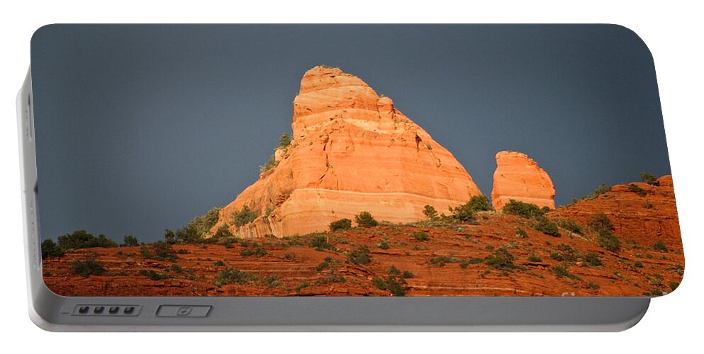Outdoors Portable Battery Charger featuring the photograph Shades Of Reds by Susan Herber