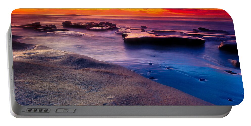Sunset Portable Battery Charger featuring the photograph Sunset in La Jolla #2 by Ben Graham