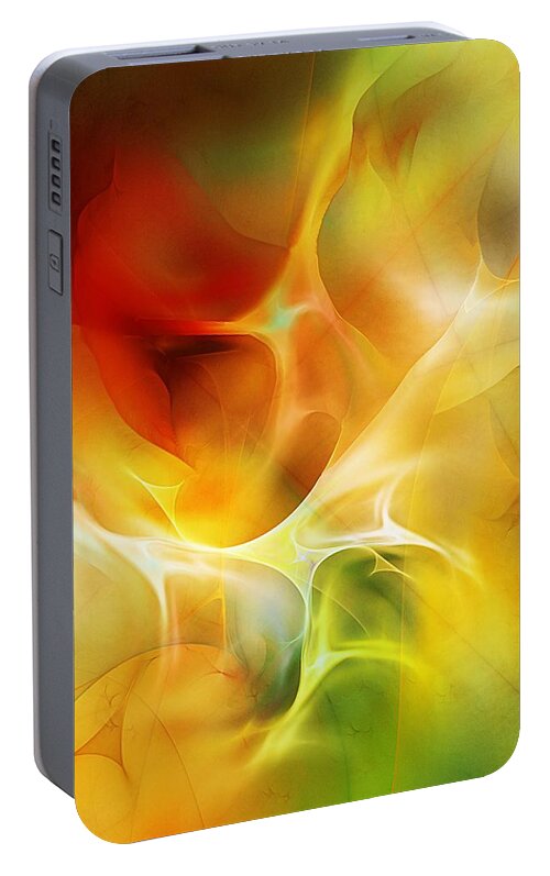 Fine Art Portable Battery Charger featuring the digital art The heart of the matter #1 by David Lane