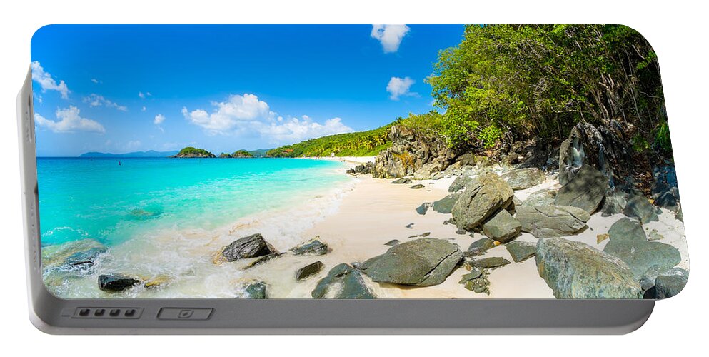 Caribbean Portable Battery Charger featuring the photograph Beautiful Caribbean beach #10 by Raul Rodriguez