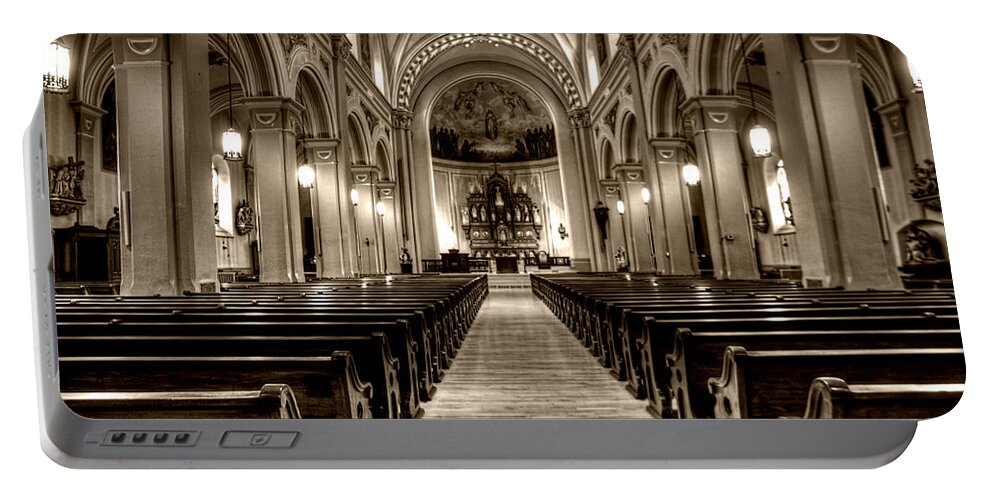 Mn Church Portable Battery Charger featuring the photograph Church of the Assumption #9 by Amanda Stadther
