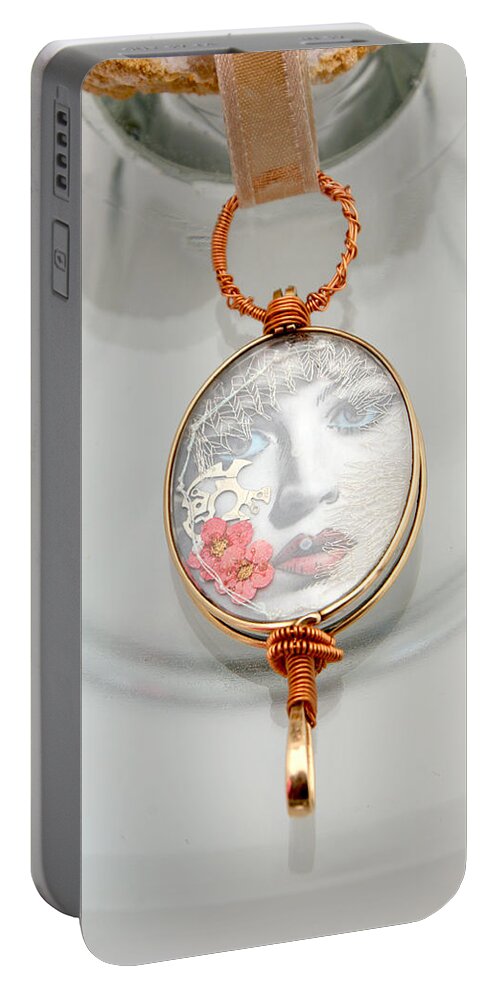 Jewelry Portable Battery Charger featuring the jewelry Jewelry #15 by Judy Henninger