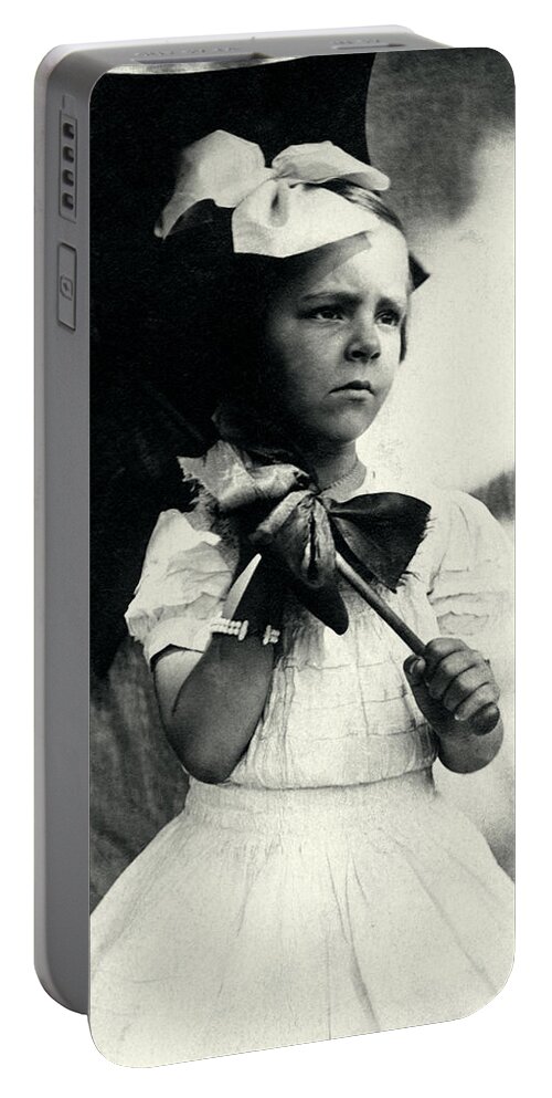 Americana Portable Battery Charger featuring the photograph 1905 Sunday Best by Historic Image