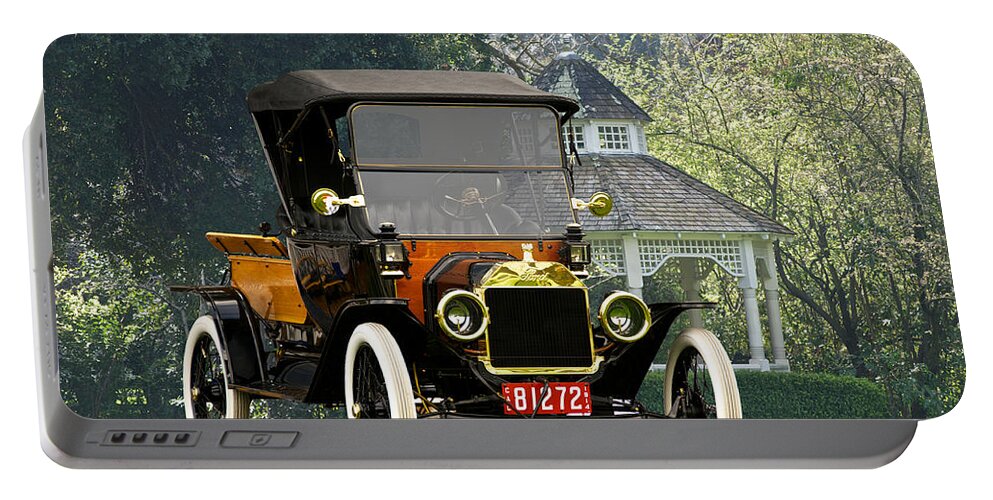 American Portable Battery Charger featuring the photograph 1914 Model T Pick Up by Dave Koontz