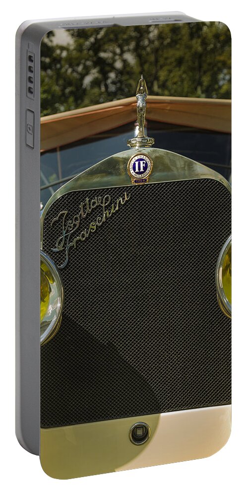 1922 Portable Battery Charger featuring the photograph 1922 Isotta-Fraschini by Jack R Perry