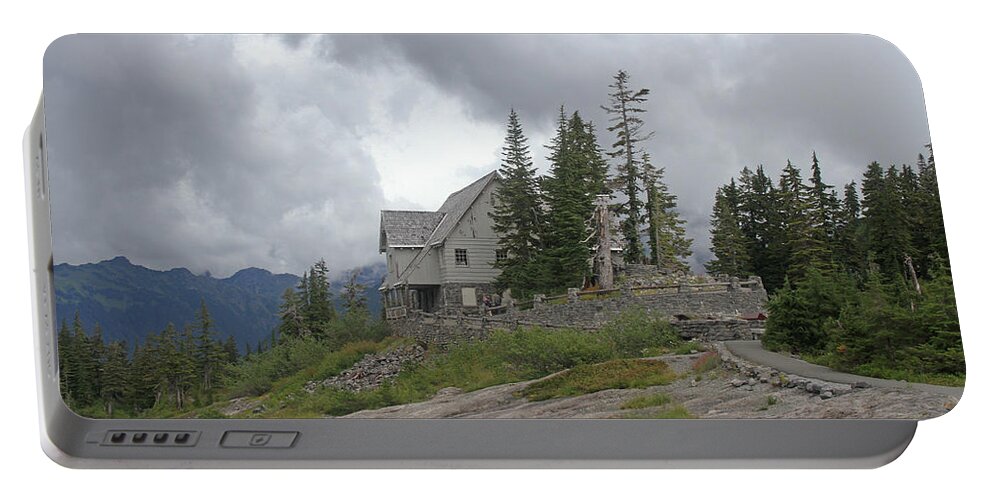 1933 Ccc Forest Ranger Station At Mt Baker Washington Portable Battery Charger featuring the photograph 1933 CCC Forest Ranger Station At Mt Baker Washington by Tom Janca