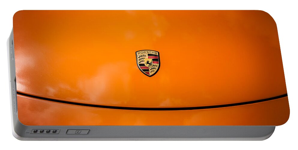 2008 Porsche Boxster Portable Battery Charger featuring the photograph 2008 Porsche Limited Edition Orange Boxster by Rich Franco