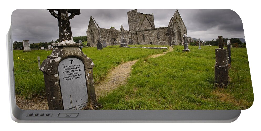 County Mayo Portable Battery Charger featuring the photograph Burrishoole Friary, Ireland #2 by John Shaw