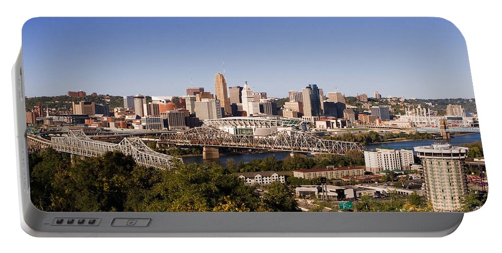 Cincinnati Portable Battery Charger featuring the photograph Cincinnati, Ohio #2 by David Davis