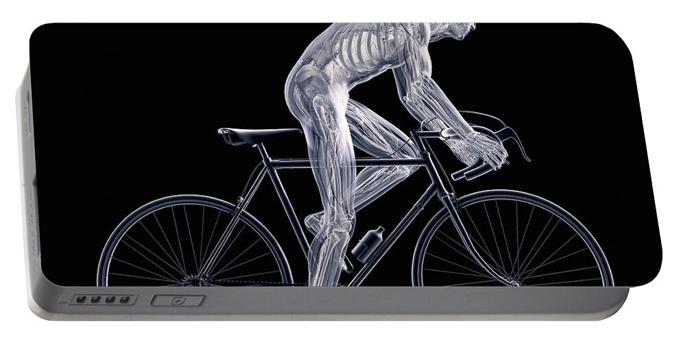 Physical Activity Portable Battery Charger featuring the photograph Cycling #2 by Science Picture Co