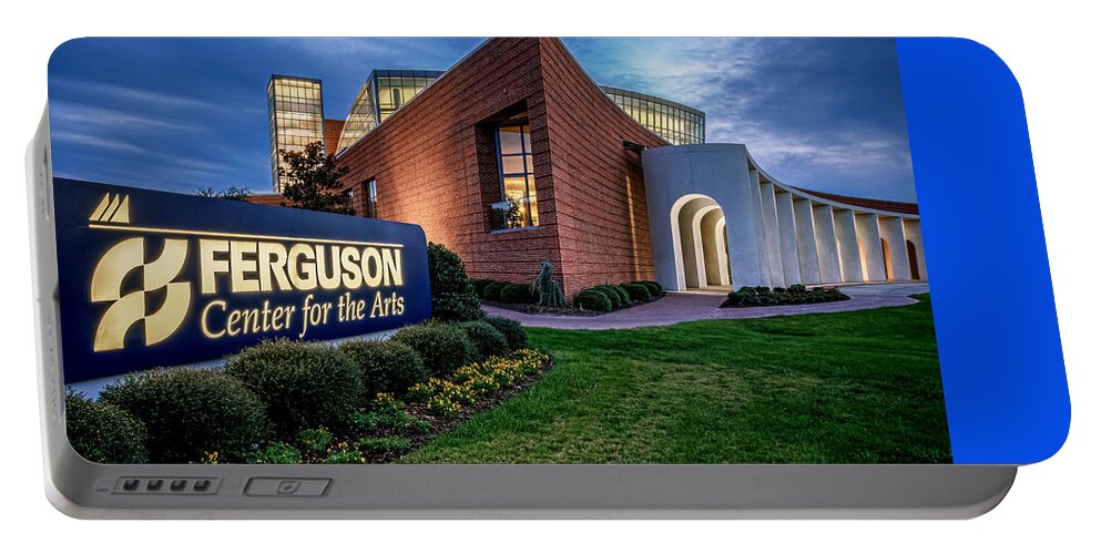 Cnu Portable Battery Charger featuring the photograph Ferguson Center for the Arts #5 by Jerry Gammon