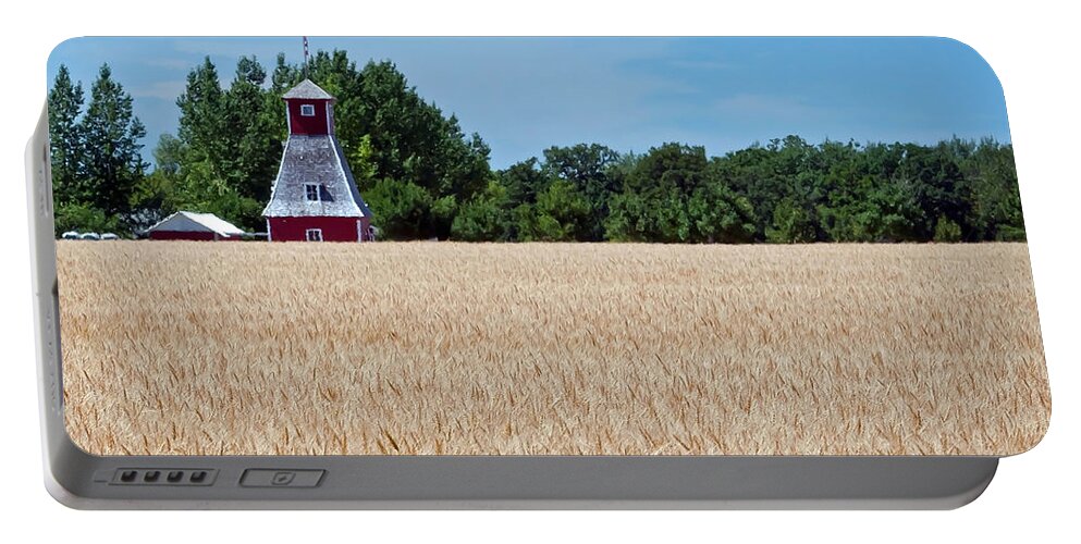 Farm Building Portable Battery Charger featuring the photograph Fox Tower #2 by Keith Armstrong