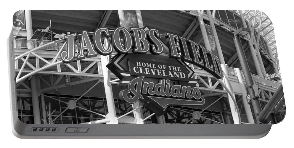 America Portable Battery Charger featuring the photograph Jacobs Field - Cleveland Indians #2 by Frank Romeo
