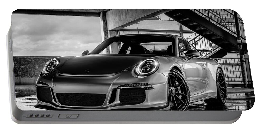 Porsche Portable Battery Charger featuring the digital art Porsche 911 GT3 #3 by Douglas Pittman