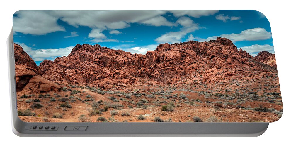 Valley Of Fire Portable Battery Charger featuring the photograph Red Sandstone #1 by Robert Bales